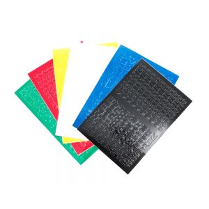 Naklejki Artdruk Litery B5 Srebrne, 7cm